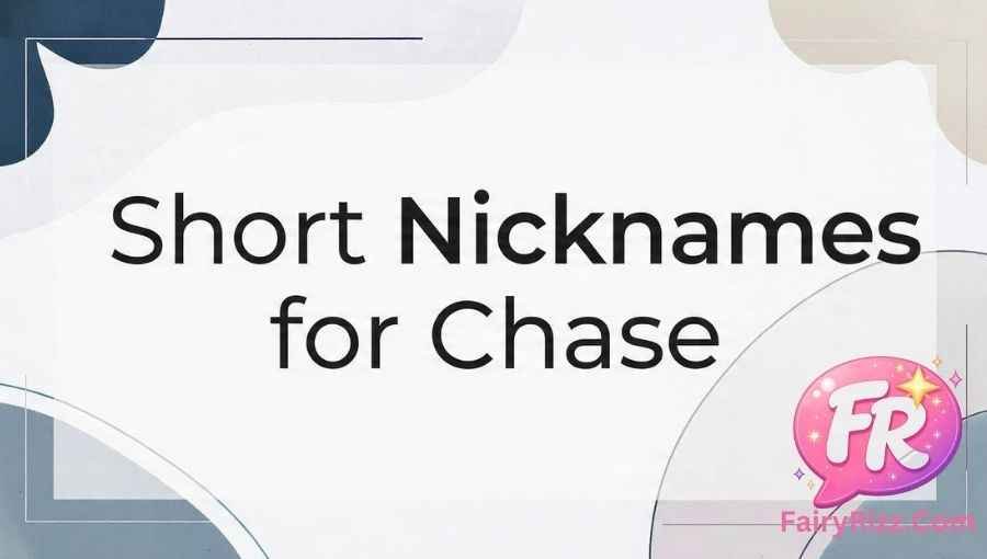 Nicknames for Chase