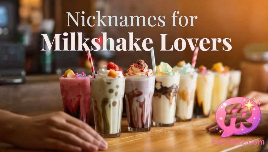 Nicknames for Milkshake Lovers