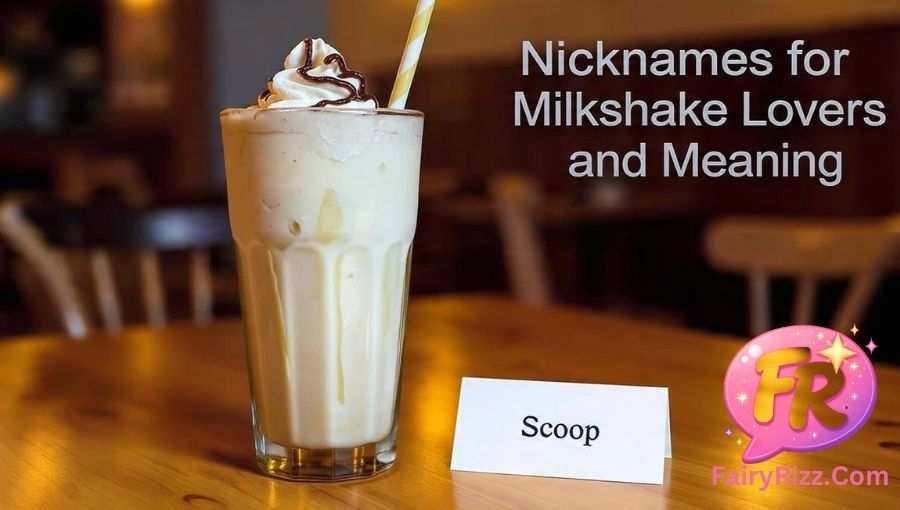 Nicknames for Milkshake Lovers