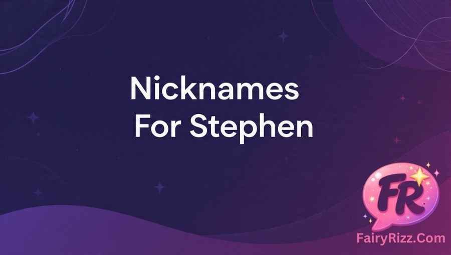 Nicknames for Steven