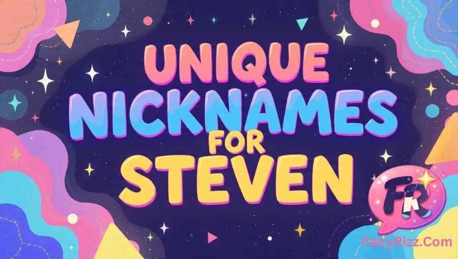 Nicknames for Steven