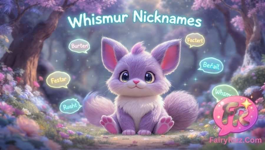 Whismur Nicknames