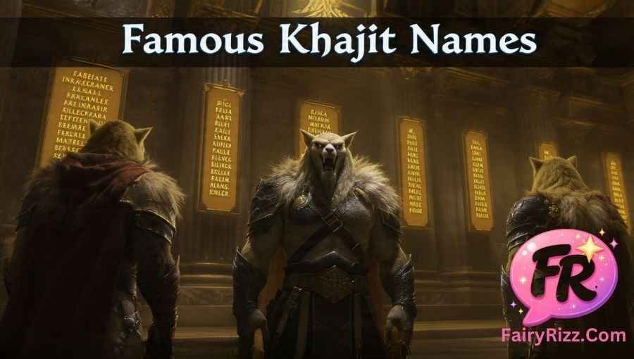 Khajiit Names