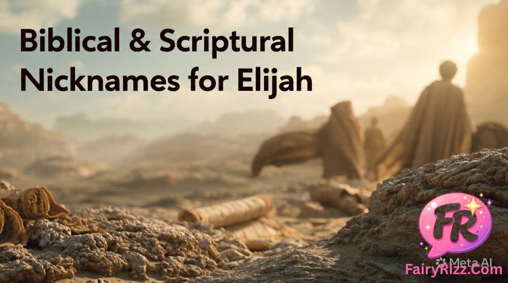 Nicknames for Elijah
