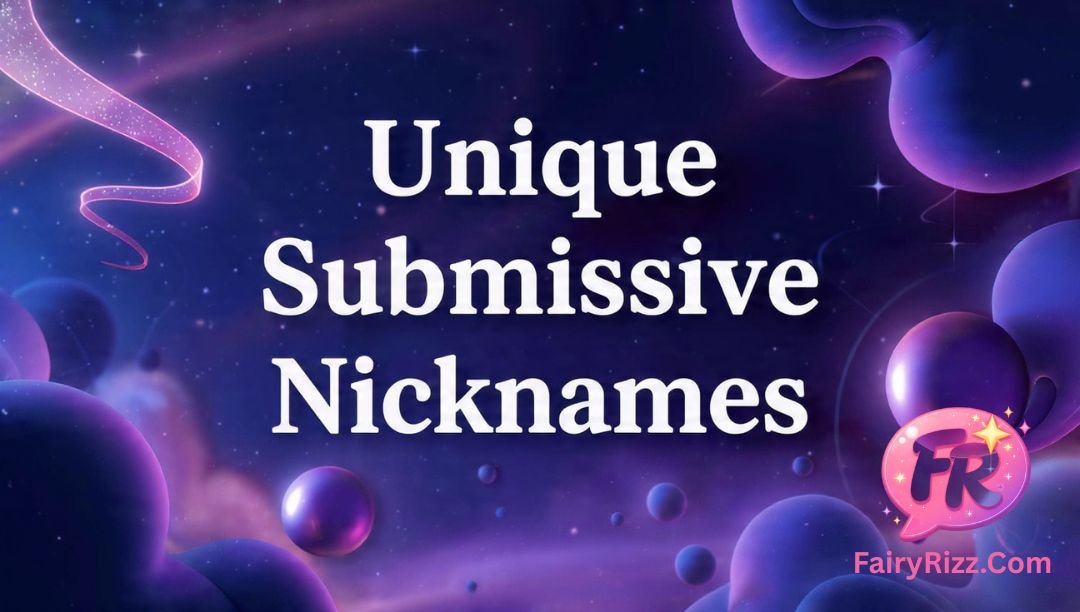 Submissive Nicknames