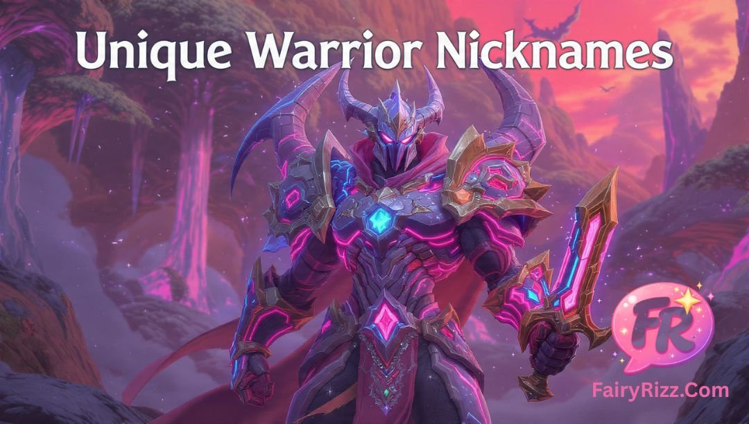 Warrior Nicknames