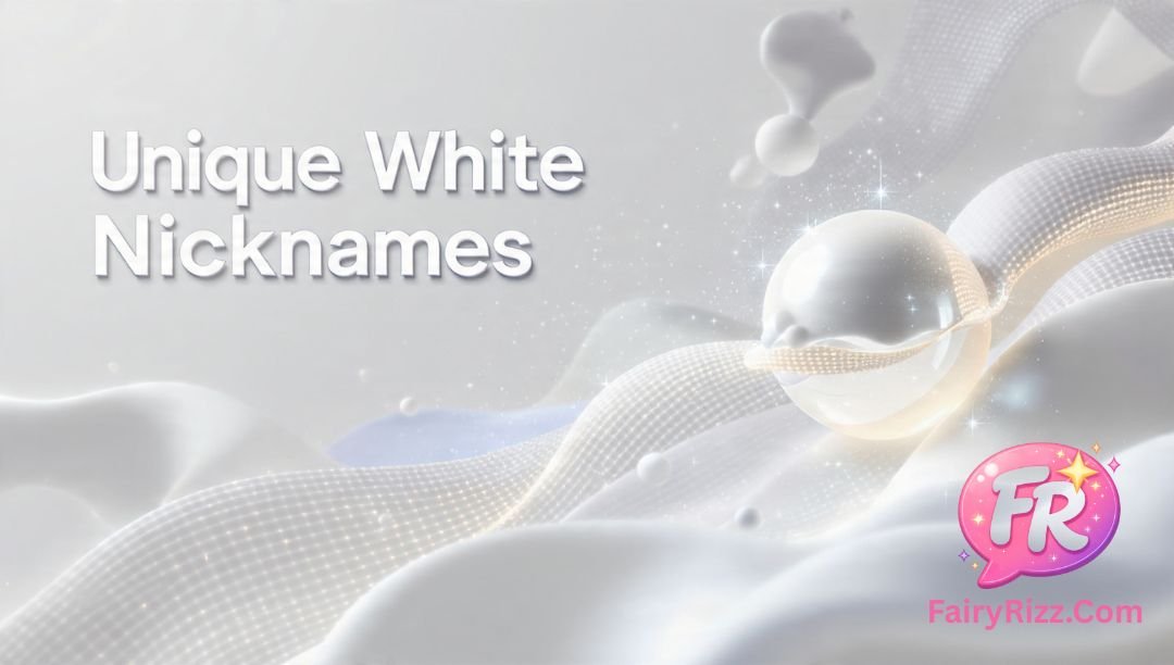 White Nicknames