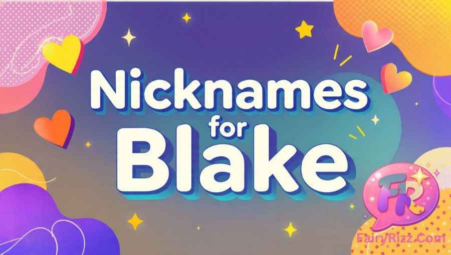 Nicknames for Blake