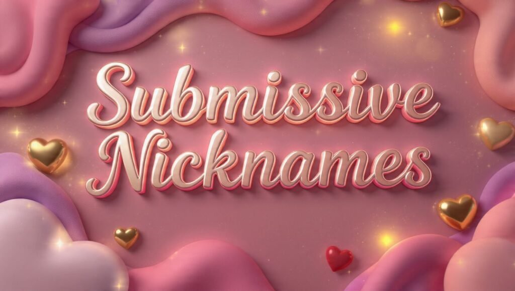 Submissive Nicknames
